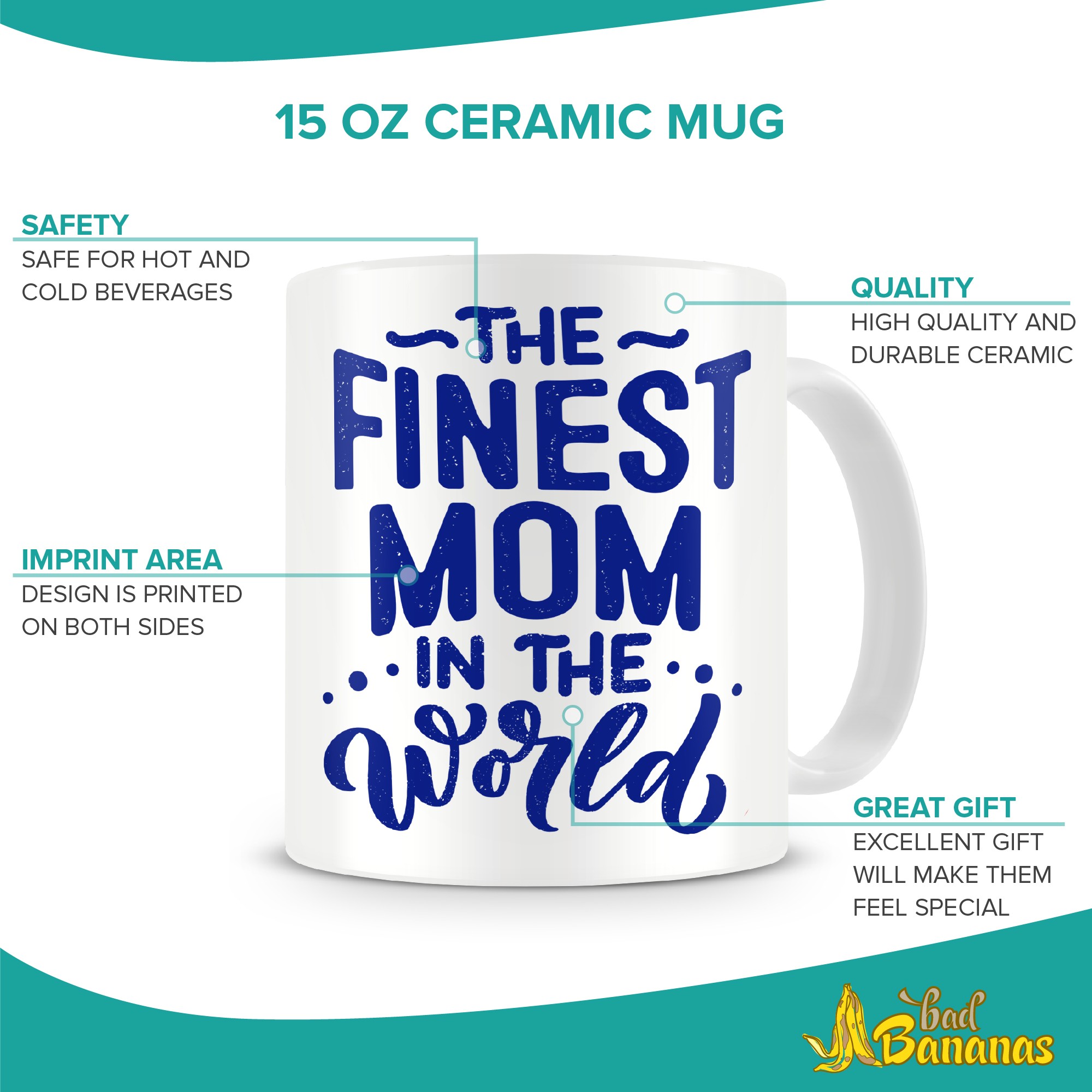 15 oz Ceramic Mug The Perfect Customizable Gift for Every Occasion