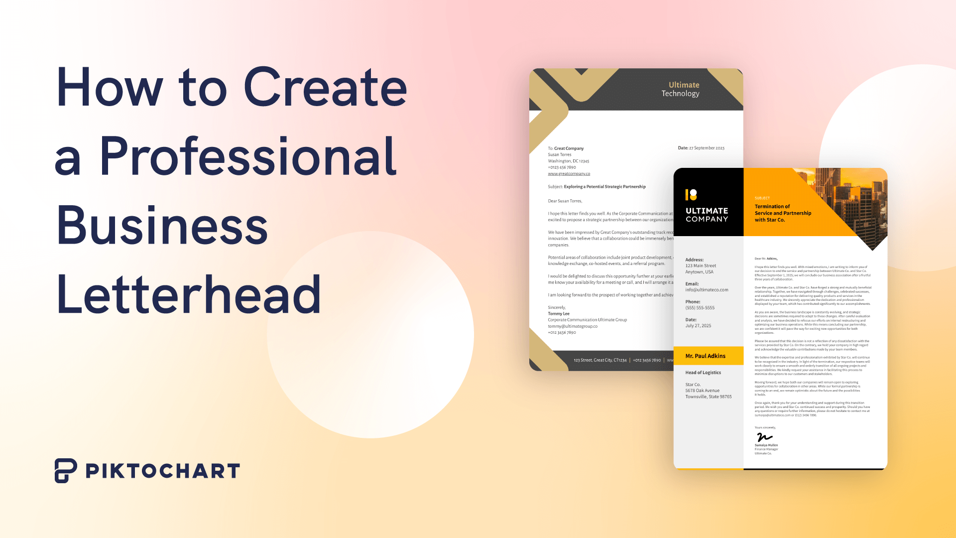 Professional Business Letterhead Elevate Your Brand with Stunning Custom Designs for Maximum Impact