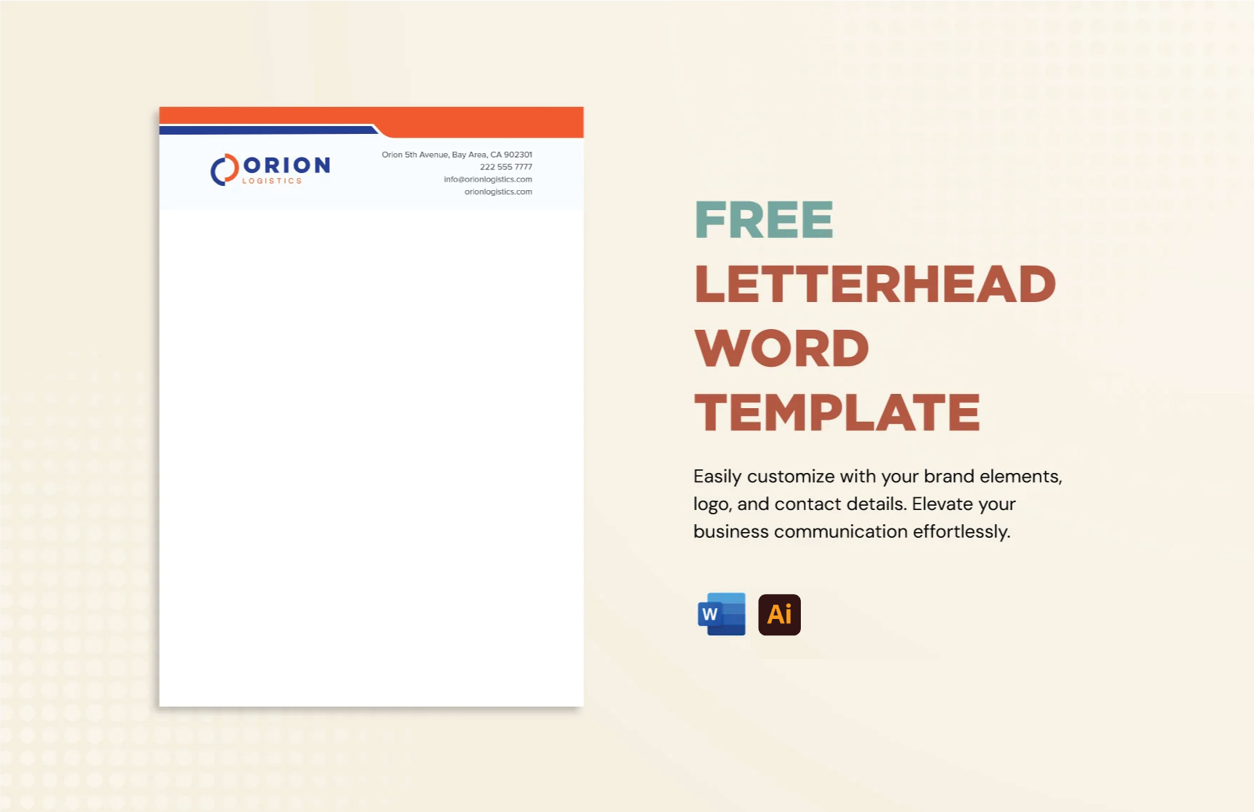 Create Stunning Designs with Our Free Letterhead Template – Perfect for Professionals and Businesses