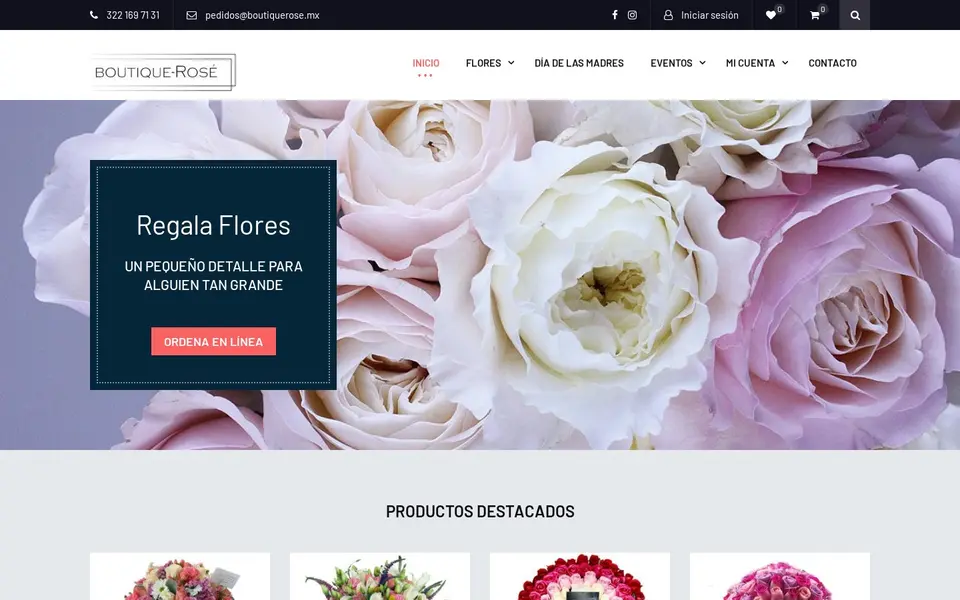 Enhancing Online Presence for Custom Product Design and Ordering Flow: the client's live home page