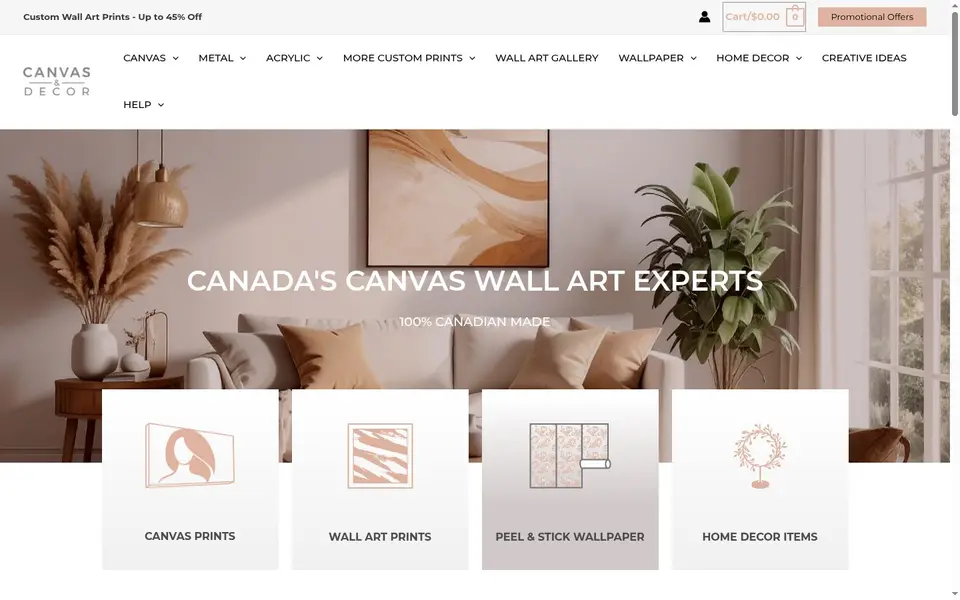 Transforming the Customer Experience in Web-to-Print Solutions: the client's live home page