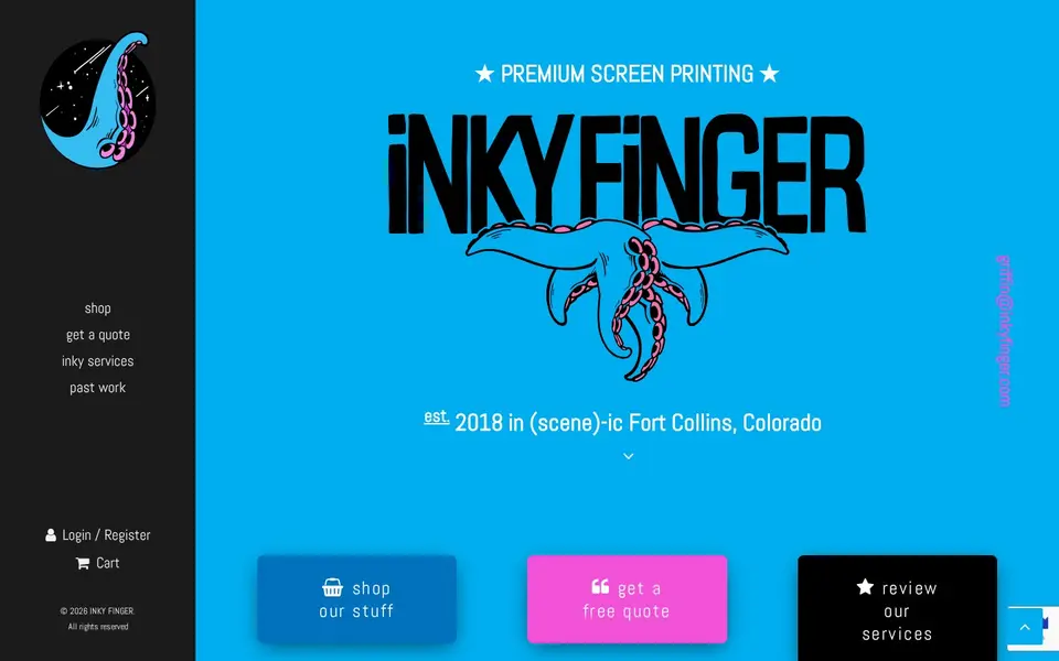 Boosting Online Presence and Ordering Efficiency for Custom Merchandise: the client's live home page