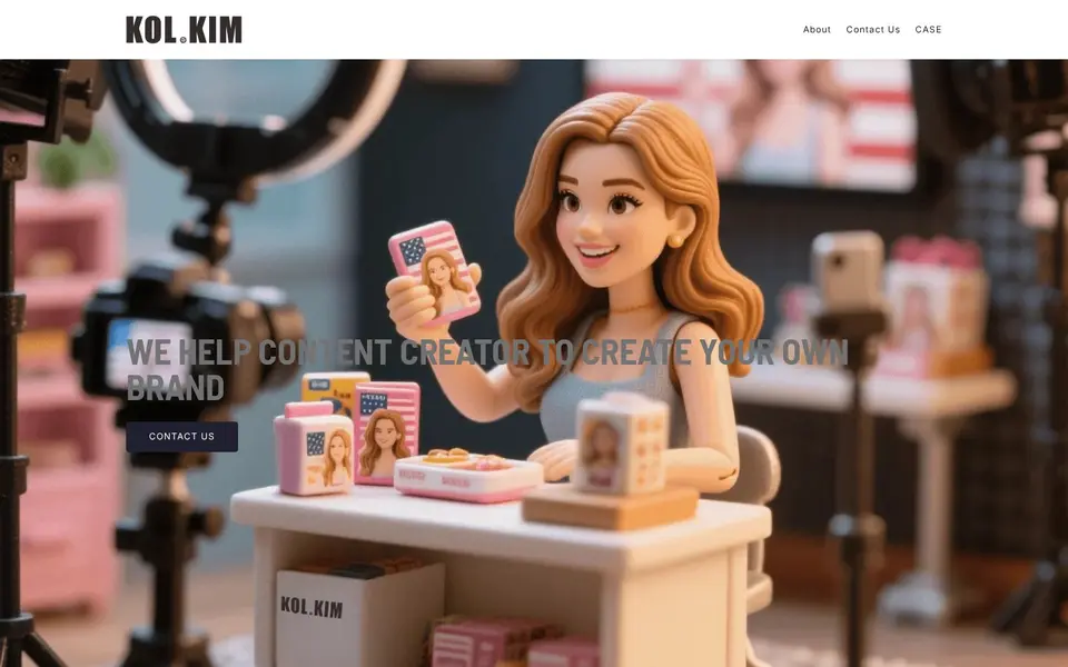 Smart Solutions for Streamlined Brand Sourcing and E-commerce Sales: the client's live home page