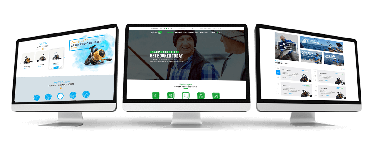 Fishing Store For WordPress Theme Workflow