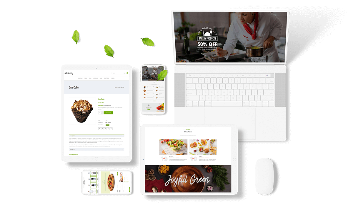 Bakery Goods - WordPress Cake & Food Theme Workflow