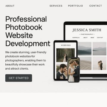 Professional Photobook Website Development