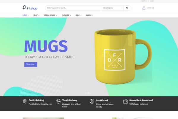 Custom Mug & Tumbler eCommerce Development