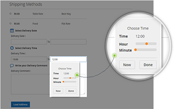 Preferred Delivery Date Selector