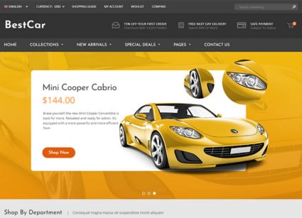 Custom Theme for Car Accessories Brands