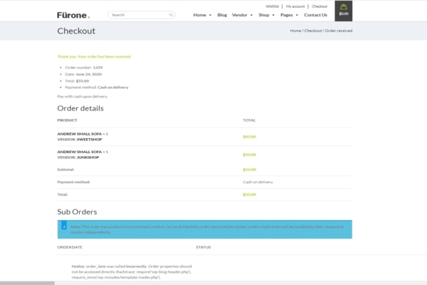Order Tracking