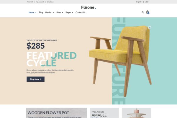 Custom Furniture Website Development